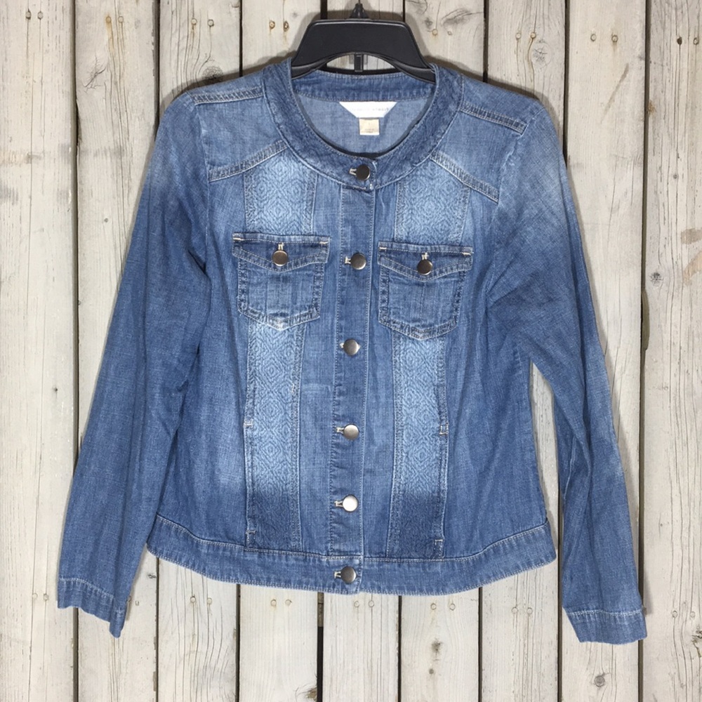 Christopher & Banks Jean Jacket